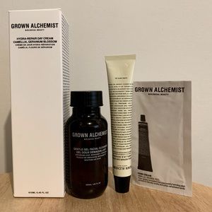 Grown Alchemist trio bundle biological beauty